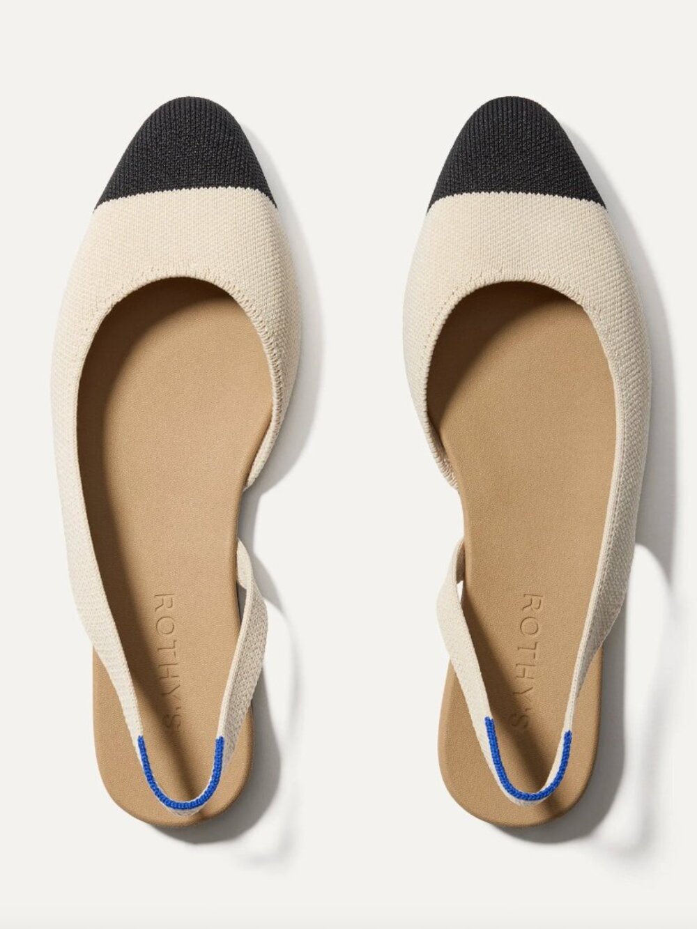 The Almond Slingback in Conch Captoe